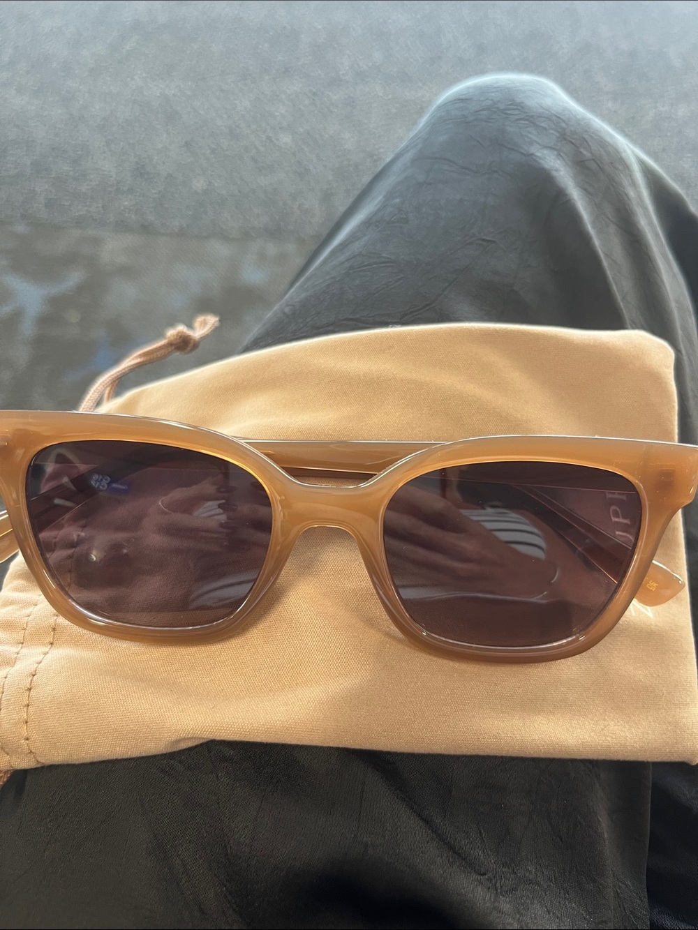 Z Supply New Classic Beige Square Sunglasses - Women Accessories